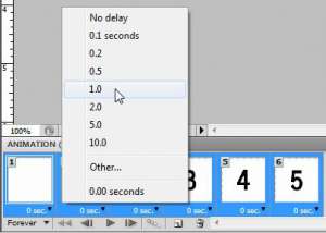 Set the duration for each frame