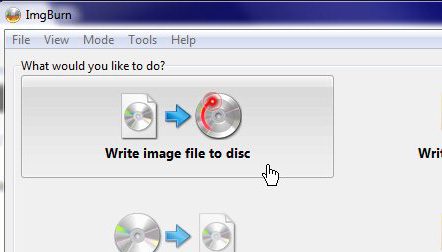 ImgBurn write ISO image file to disc - Burn ISO ImgBurn