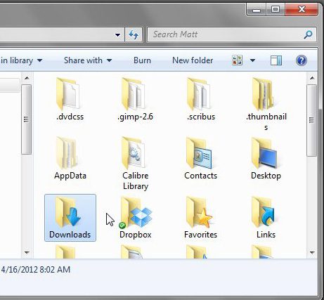 chrome download folder location in windows explorer