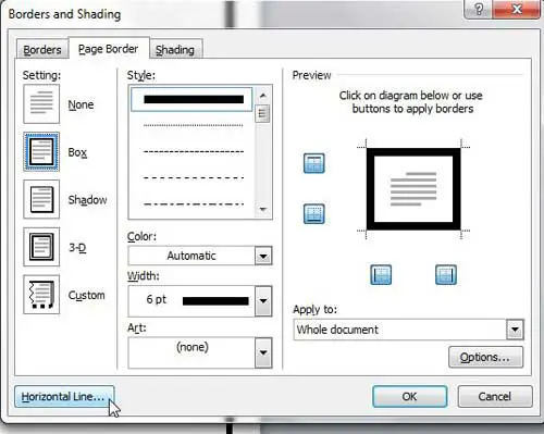 How to Insert an Artistic or Decorative Horizontal Line in Word 2010 - 92