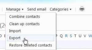 export contacts from hotmail to outlook 2010