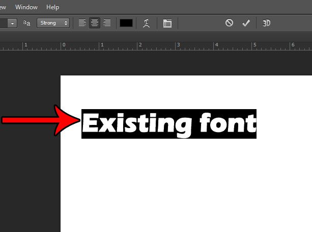 how to change the font in photoshop