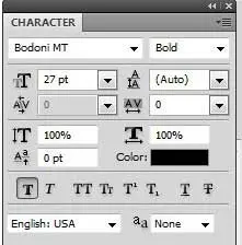 how to change text font in photoshop cs5