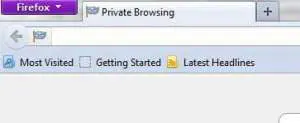 how to do private browsing in firefox