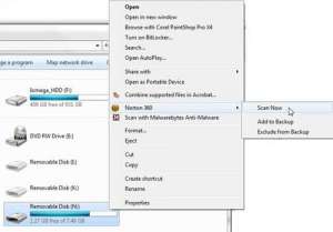 how to scan a flash drive with norton 360