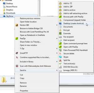 how to access skydrive from desktop