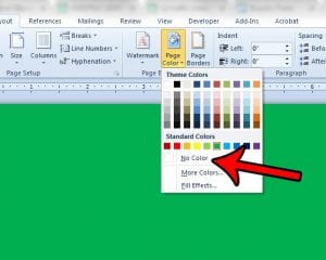 How to Change Background Color in Word 2010 - Solve Your Tech