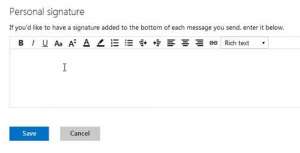 how to create a signature for your outlook.com email address