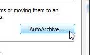click autoarchive button