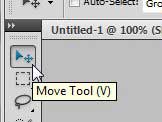 select the move tool