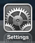 iPhone 5 Settings icon