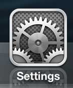 Open the iPhone's Settings menu
