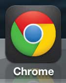 Launch the Chrome iPhone app