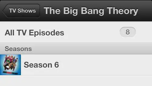 Choose the season containing the episode