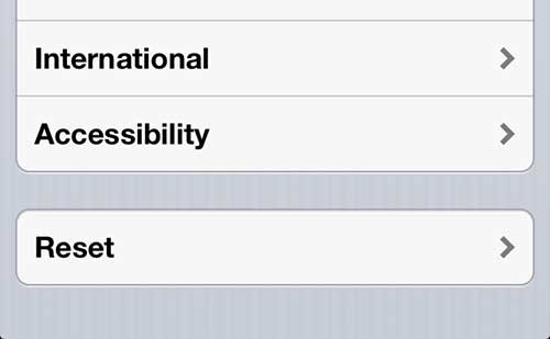 Select the Accessibility option