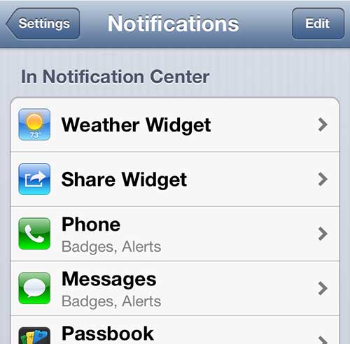 Configure the Message notifications