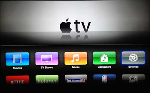 apple tv interface