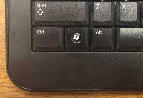 That Windows key is not a good option for using the Command action