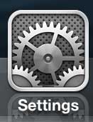 Touch the Settings icon