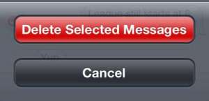 how to delete text messages on the iphone 5