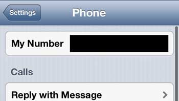 find your iphone 5 phone number