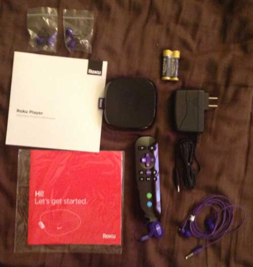 roku 3 box contents