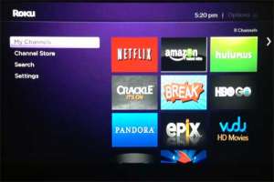 roku 3 home menu