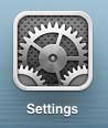 open the settings menu