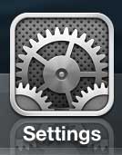 open the settings menu