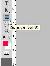 select the shape tool