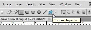 how to draw an arrow in photoshop cs5