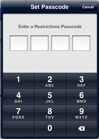 enter a password
