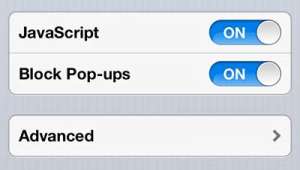 how to block pop ups in safari on the iphone 5