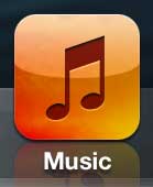 iphone music icon