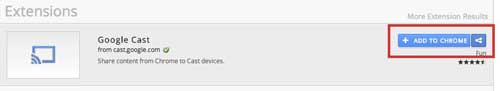 add google cast to chrome