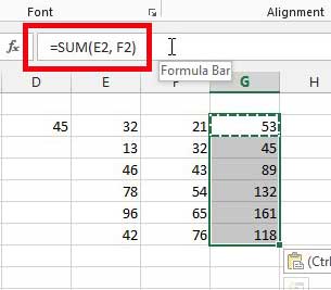 select the cells you want to copy and paste