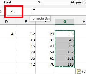 cell formula values converted to numerical values