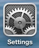 open the settings menu