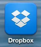 open the dropbox app