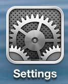 open the settings menu