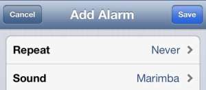 how to set a weekday alarm on the iPhone 5