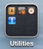 open the utilities folder