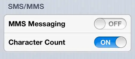 how to disable the camera button in Messages on the iPhone 5