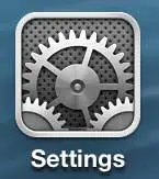 open the iphone 5 settings menu