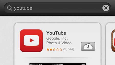 install the youtube app