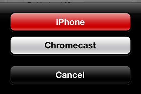 how to watch youtube on the chromecast on the iphone 5