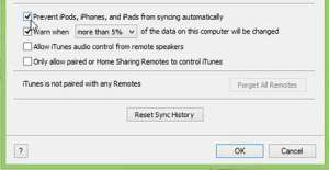 how to prevent iTunes from syncing automatically when you connect your phone