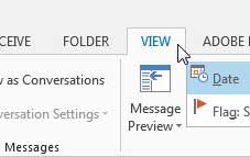 where are my folders in outlook 2013
