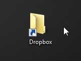how to create a dropbox shortcut on the desktop in windows 7