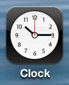 open the iphone 5 clock app